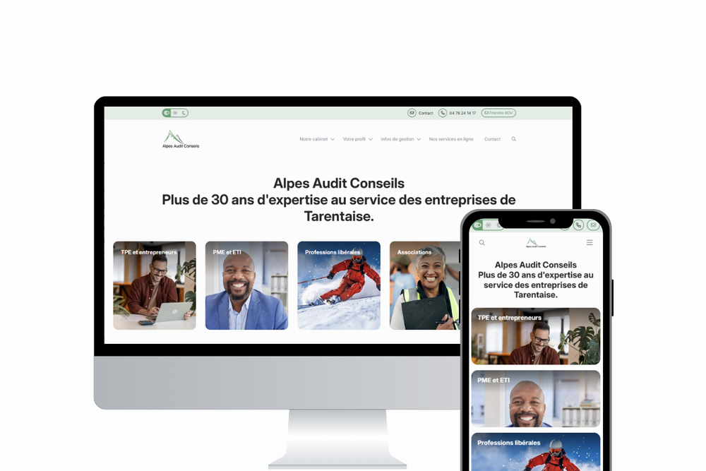 Nouveau site Alpes Audit Conseils